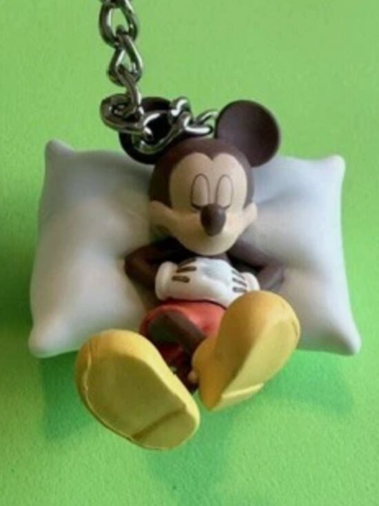 Disney Other - Disney Mickey Mouse 3D Figure PVC Keychain Key Ring Key Holder
